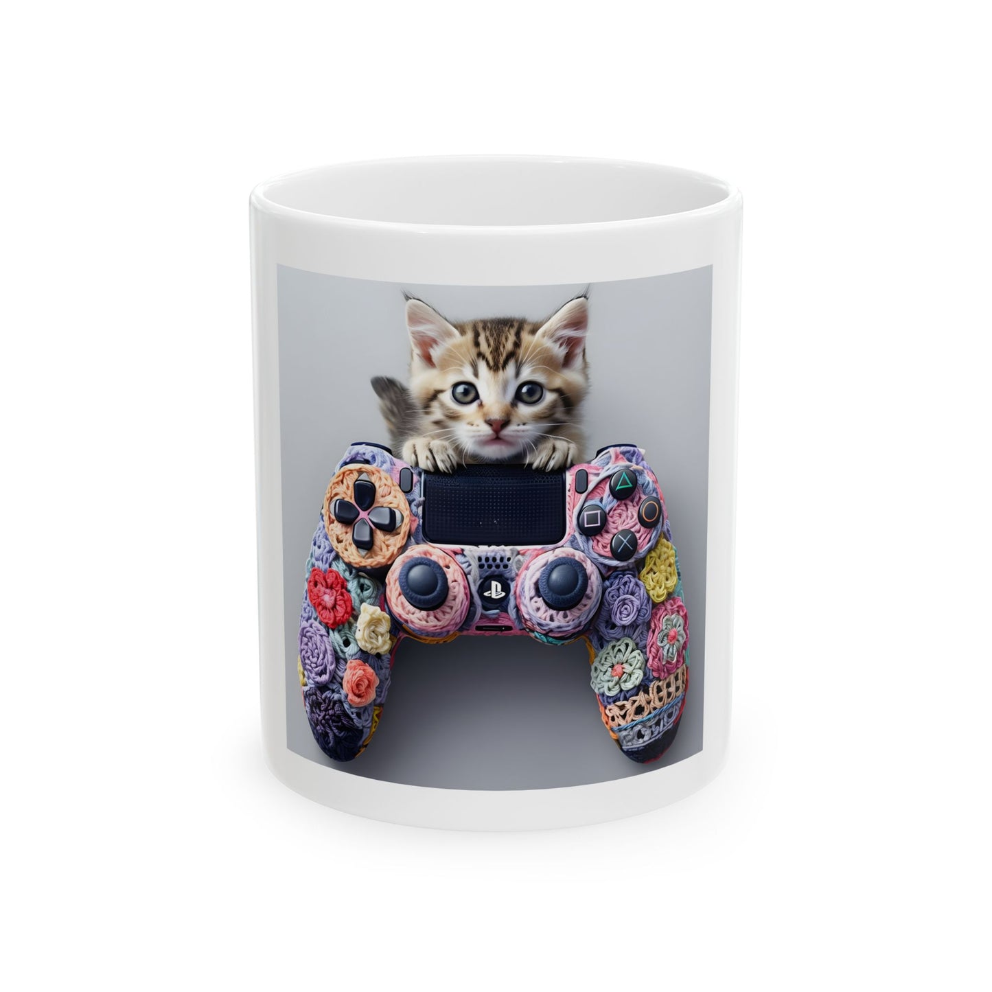 Mug - Cat, Gaming, Crocheting Lover's Delight Ceramic Mug (11oz, 15oz)