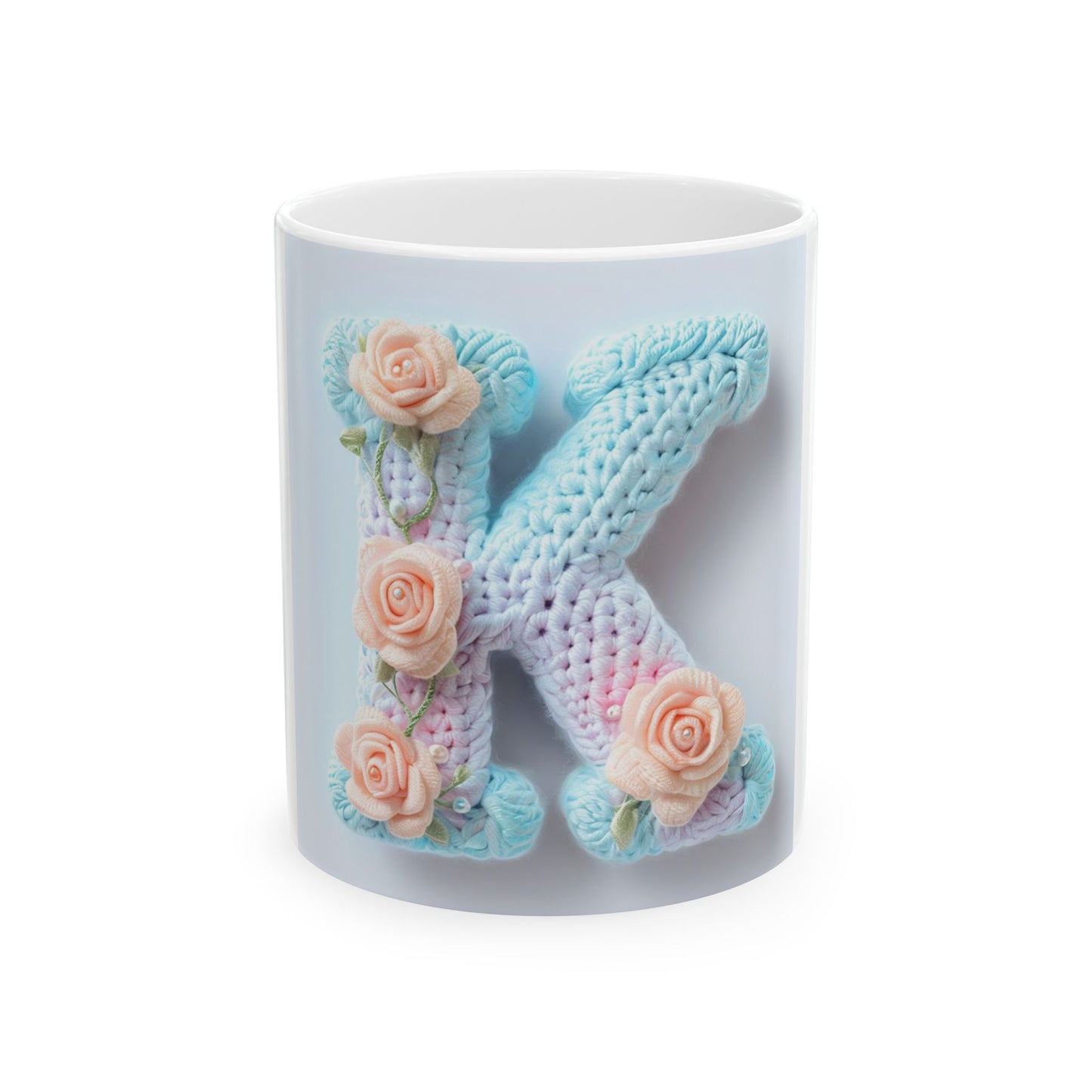 Crochet Monogrammed Mug