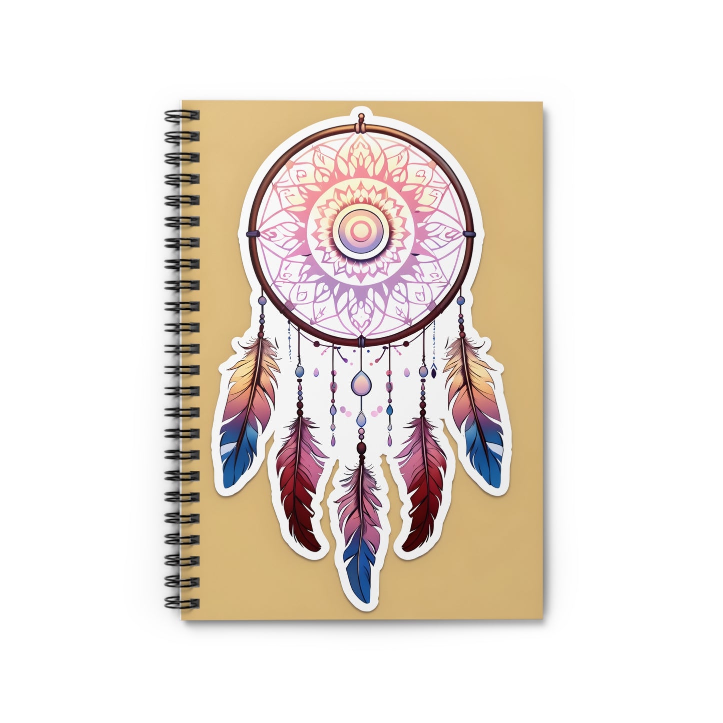 Spiral Notebook Dreamcatchers Native American Colorful  - Ruled Line