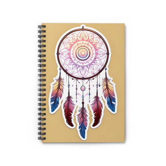 Spiral Notebook Dreamcatchers Native American Colorful  - Ruled Line