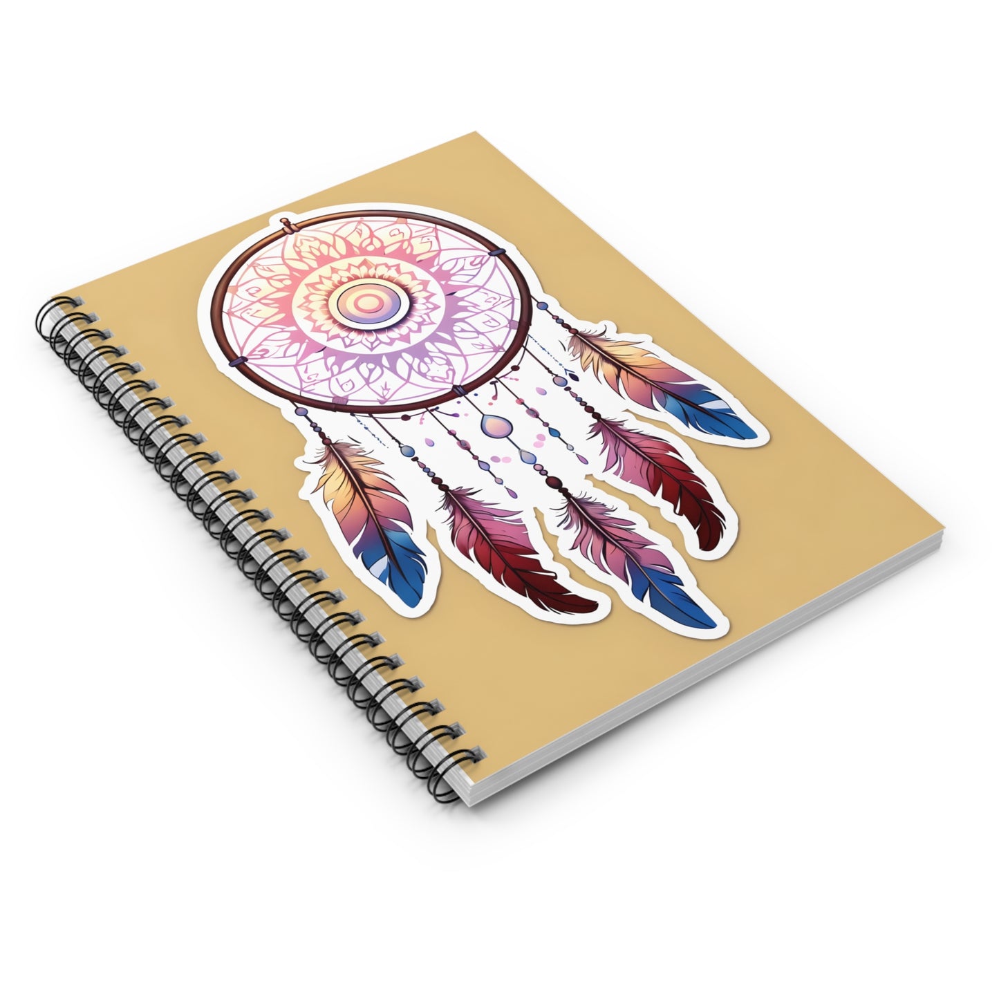 Spiral Notebook Dreamcatchers Native American Colorful  - Ruled Line