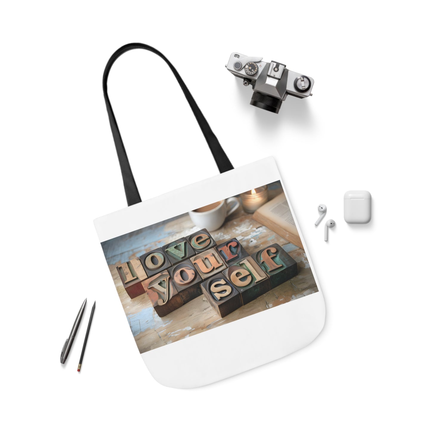 Tote Bag Love Yourself - Canvas Tote Bag