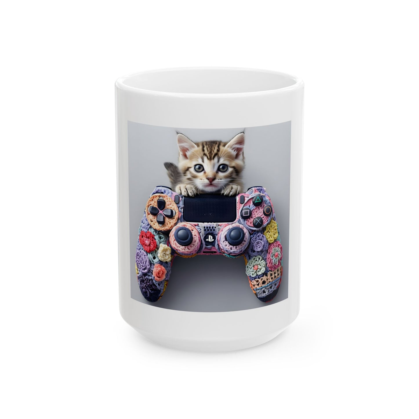 Mug - Cat, Gaming, Crocheting Lover's Delight Ceramic Mug (11oz, 15oz)