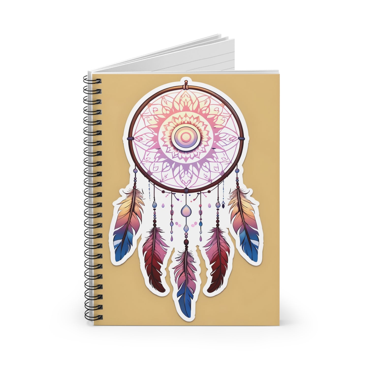 Spiral Notebook Dreamcatchers Native American Colorful  - Ruled Line