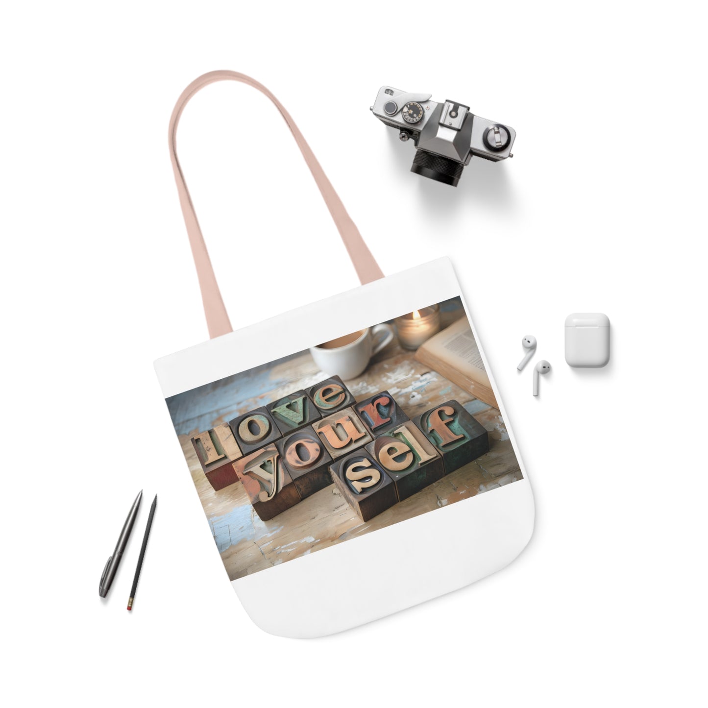 Tote Bag Love Yourself - Canvas Tote Bag